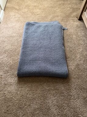 UGG Gray and Cream Sherpa Throw Blanket